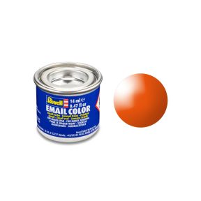 Revell 32130 No.30 Gloss Orange Enamel Paint 14ml Tin