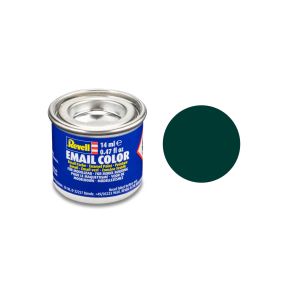 Revell 32140 No.40 Matt Black Green Enamel Paint 14ml Tin