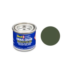 Revell 32165 No.65 Matt Bronze Green Enamel Paint 14ml Tin