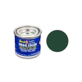Revell 32168 No.68 Matt RAF Dark Green Enamel Paint 14ml Tin