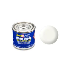 Revell 32301 No.301 Silk Matt White Enamel Paint 14ml Tin