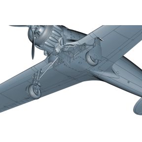 Italeri 2516 Macchi MC.200 Saetta Plastic Kit