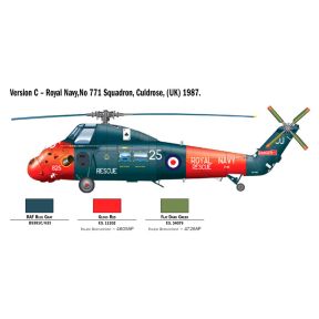 Italeri 2720 Wessex UH5 Helicopter Plastic Kit