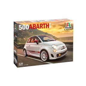 Italeri 3674 Fiat 500 Abarth 2008 Plastic Kit