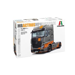 Italeri 3968 Mercedes Benz Actros MP4 Big Space Grand Prix Edition Plastic Kit
