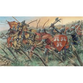 Italeri 6027 English Knights and Archers Plastic Kit