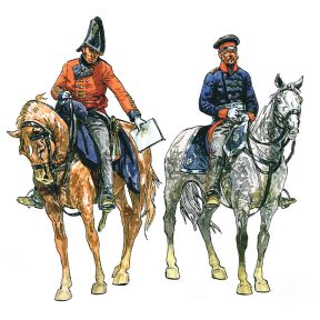 Italeri 6065 British & Prussian General Staff Napoleonic Wars Plastic Kit