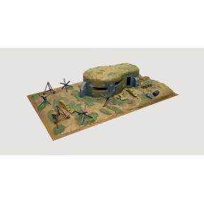 Italeri 6070 Bunker and Accessories Plastic Kit