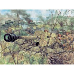 Italeri 6096 World War 2 German PAK 40 Anti Tank Gun with Crew