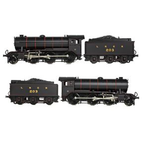 Bachmann 32-279B OO Gauge LNER K3 2-6-0 203 LNER Lined Black
