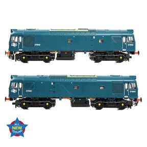 Bachmann 32-333 OO Gauge Class 25/3 D7660 BR Blue Small Yellow Panels