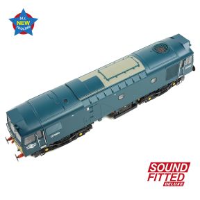 Bachmann 32-333SFX OO Gauge Class 25/3 D7660 BR Blue Small Yellow Panels DCC Sound Fitted Deluxe