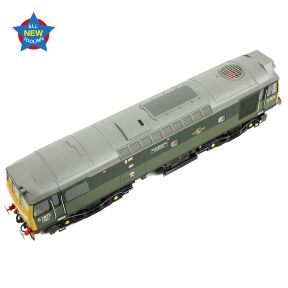 Bachmann 32-334 OO Gauge Class 25/3 D7672 'Tamworth Castle' BR Two Tone Green Full Yellow Ends