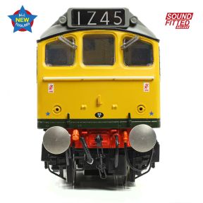 Bachmann 32-334SFX OO Gauge Class 25/3 D7672 'Tamworth Castle' BR Two Tone Green Full Yellow Ends DCC Sound Fitted Deluxe