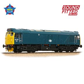 Bachmann 32-340ASFX OO Gauge Class 25/1 25057 BR Blue DCC Sound Fitted Deluxe