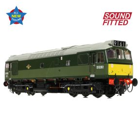 Bachmann 32-341SF OO Gauge Class 25/2 D5282 BR Two Tone Green Small Yellow Panels DCC Sound Fitted