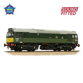 Bachmann 32-341SF OO Gauge Class 25/2 D5282 BR Two Tone Green Small Yellow Panels DCC Sound Fitted