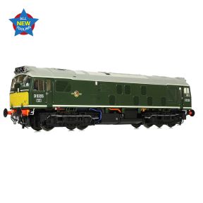 Bachmann 32-343 OO Gauge Class 25/1 D5225 BR Green Small Yellow Panels