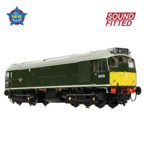 Bachmann 32-343ASF OO Gauge Class 25/1 D5179 BR Green Small Yellow Panels DCC Sound Fitted