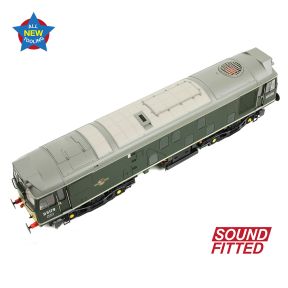 Bachmann 32-343ASF OO Gauge Class 25/1 D5179 BR Green Small Yellow Panels DCC Sound Fitted