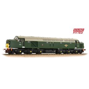 Bachmann 32-487SF OO Gauge Class 40 D213 'Andania' BR Green Small Yellow Panels Disc Headcode Sound Fitted