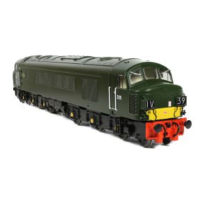Bachmann 32-679A OO Gauge Class 45 D25 BR Economy Green Small Yellow Panels Split Headcode