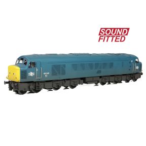Bachmann 32-704SF OO Gauge Class 46 46045 BR Blue Sealed Beam Headlights Weathered DCC Sound Fitted