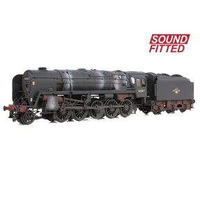 Bachmann 32-862ASF OO Gauge BR 9F 2-10-0 92097 Tyne Dock BR Black Late Crest BR1B Tender Weathered DCC Sound Fitted