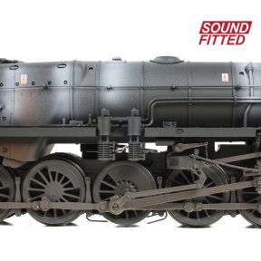 Bachmann 32-862ASF OO Gauge BR 9F 2-10-0 92097 Tyne Dock BR Black Late Crest BR1B Tender Weathered DCC Sound Fitted