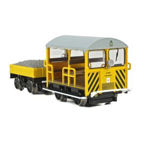 Bachmann 32-993A OO Gauge Wickham Type 27 Trolley Car BR Departmental Yellow Wasp Stripes