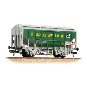 Bachmann 33-132A OO Gauge 35 Ton PAA Bulk Grain Wagon Grainflow Green & Grey