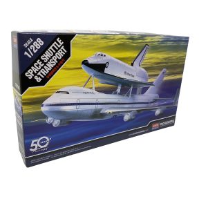 Academy 12708 Space Shuttle & 747 Plastic Kit