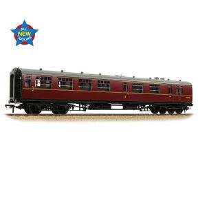 Bachmann 34-762 OO Gauge SR Bulleid Brake Composite Corridor Coach 10 Inch Vents BR Maroon W6715W