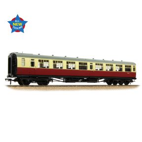 Bachmann 34-825 OO Gauge SR Bulleid Third Open Coach 15 Inch Vents BR Crimson & Cream S1478
