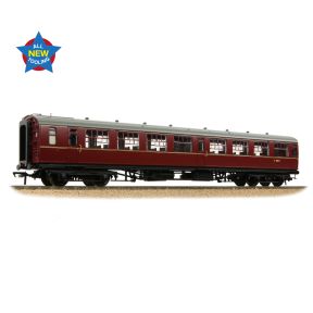 Bachmann 34-827A OO Gauge SR Bulleid Second Open Coach 15 Inch Vents BR Maroon Sc1500S