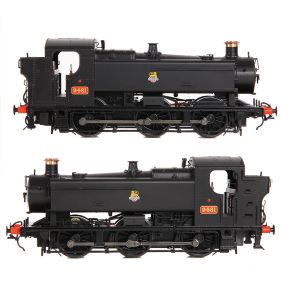 Bachmann 35-026A OO Gauge GWR 94XX Pannier Tank 9481 BR Black Early Crest