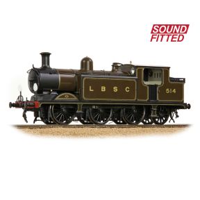 Bachmann 35-075ASF OO Gauge LB&SCR E4 Tank 514 LBSC Lined Umber DCC Sound Fitted
