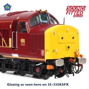 Bachmann 35-307SFX OO Gauge Class 37/0 37194 'British International Freight Association' BR Railfreight Centre Headcode DCC Sound Deluxe