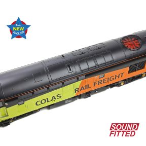 Bachmann 35-310SF OO Gauge Class 37/0 37175 Colas Rail Centre Headcode DCC Sound Fitted