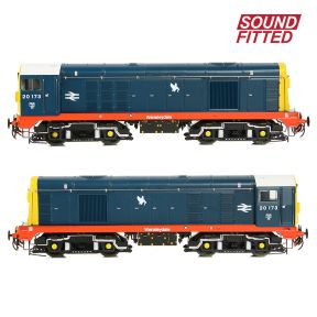 Bachmann 35-358SF OO Gauge Class 20 20173 'Wensleydale' BR Blue Red Solebar Headcode Boxes DCC Sound Fitted