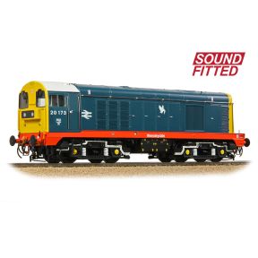 Bachmann 35-358SF OO Gauge Class 20 20173 'Wensleydale' BR Blue Red Solebar Headcode Boxes DCC Sound Fitted