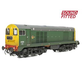 Bachmann 35-360SF OO Gauge Class 20 8156 BR Green Full Yellow Ends Headcode Boxes Weathered DCC Sound Fitted