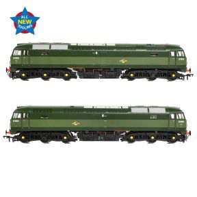 Bachmann 35-410A OO Gauge Class 47 D1922 BR Green Small Yellow Panels