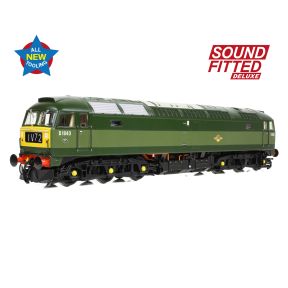 Bachmann 35-410BSFX OO Gauge Class 47 D1940 BR Green Small Yellow Panels DCC Sound Fitted Deluxe