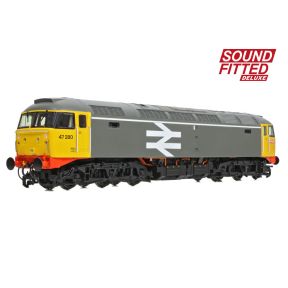 Bachmann 35-416SFX OO Gauge Class 47 47280 BR Railfreight Grey DCC Sound Fitted Deluxe