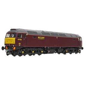 Bachmann 35-431 OO Gauge Class 47 47826 WCRC Maroon