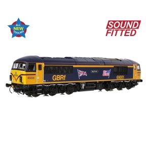 Bachmann 35-776SF OO Gauge Class 69 69001 'Mayflower' GBRf UK & US Flags DCC Sound Fitted
