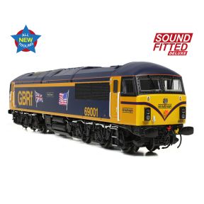 Bachmann 35-776SFX OO Gauge Class 69 69001 'Mayflower' GBRf UK & US Flags DCC Sound Deluxe