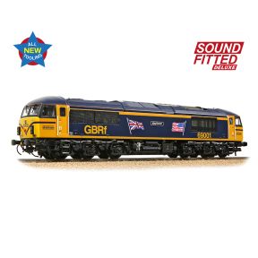 Bachmann 35-776SFX OO Gauge Class 69 69001 'Mayflower' GBRf UK & US Flags DCC Sound Deluxe