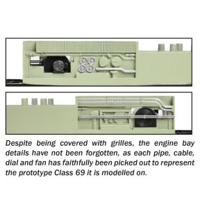 Bachmann 35-777 OO Gauge Class 69 69002 'Bob Tiller CM&EE' GBRf BR Large Loge Blue